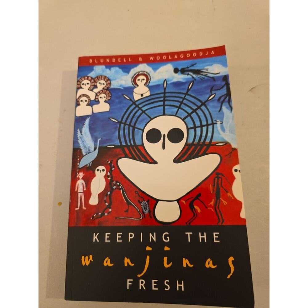 Keeping The Wanjinas Fresh by Valda Blundell/Donny Woolagoodja Aboriginal Austra